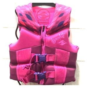 Hyperlite Girls LifeVest Sz Youth 50-90lbs